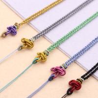 Corda Necklace Faisean, Polapróipiléine níolón, lámhdhéanta, jewelry faisin & unisex, dathanna níos mó le haghaidh rogha, 2mm, Díolta Per Thart 14.96 Inse Snáithe