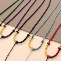 Fashion Ketting Cord, Nylon Polypropyleen, handgemaakt, mode sieraden & uniseks, meer kleuren voor de keuze, 3mm, Per verkocht Ca 15.75 inch Strand