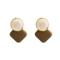 Zinc Alloy Drop Earrings gold color plated fashion jewelry & for woman nickel lead & cadmium free Sold By Pair