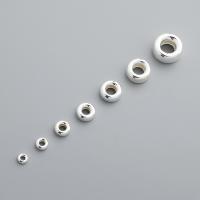 925 Sterling Zilver Spacer Kralen, gepolijst, DIY & verschillende grootte voor keus, zilver, Verkocht door PC