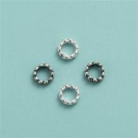 Argento 925 Jump Ring, 925 argento sterlina, DIY, nessuno, 5.20x1.40mm, Foro:Appross. 3.5mm, Venduto da PC