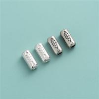 925 Ezüst Egyenes cső, DIY, több színt a választás, 5x11mm, Lyuk:Kb 2.6mm, Által értékesített PC