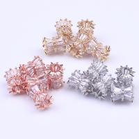 Grânulos de espaçador latão, cobre, desvanece-se e nunca alta qualidade chapeado, DIY & micro pavimento em zircônia cúbica, Mais cores pare escolha, níquel, chumbo e cádmio livre, 8x10mm, vendido por PC