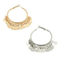 Brass Hoop Earring plated fashion jewelry & for woman nickel lead & cadmium free Sold By Pair