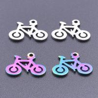 Stainless Steel Pendants 304 Stainless Steel Bike Vacuum Ion Plating DIY Sold By PC