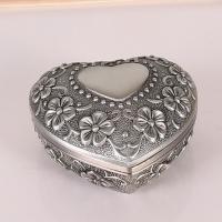 Jewelry Gift Box Zinc Alloy Heart dustproof nickel lead & cadmium free Sold By PC