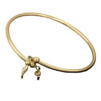 Oro-llenado Brazalete, 14K lleno de oro, Joyería & para mujer, 2.50mm, diámetro interior:aproximado 54mm, Vendido por UD