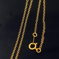 Goud gevulde Ketting Chain, 14K met goud gevuld, uniseks & verschillende grootte voor keus, Verkocht door PC