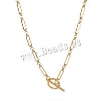 Collana in acciaio inossidabile, 304 acciaio inox, gioielli di moda & per la donna, nessuno, 4mm, Lunghezza Appross. 46.5 cm, Venduto da PC