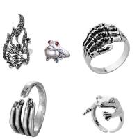 Zinc Alloy Manchet Finger Ring, plated, uniseks & verstelbaar & verschillende stijlen voor de keuze, Verkocht door PC