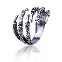 Zinc Alloy Cuff fingerring, Claw, forgyldt, Vintage & Unisex & justerbar, Solgt af PC