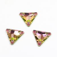 Glass Rhinestone Costume Accessories Triangle DIY Sold By PC