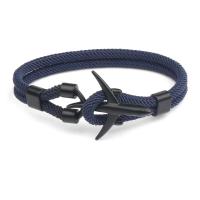 Bracelet en alliage de zinc, avec corde en nylon, avion, Placage, Double couche & bijoux de mode & pour homme, plus de couleurs à choisir, protéger l'environnement, sans nickel, plomb et cadmium, Longueur Environ 8.27 pouce, Vendu par PC