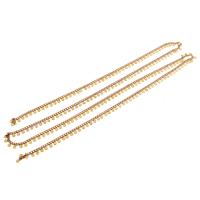 Brass Twist Oval Chain Flat Round DIY original color nickel lead & cadmium free Sold By m