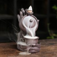 Backflow Incense Burner Purple Clay handmade for home and office & durable Sold By PC