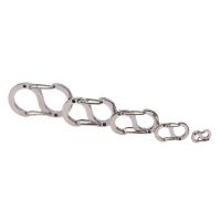 Stainless Steel Jewelry Clasp 304 Stainless Steel polished original color Sold By Bag