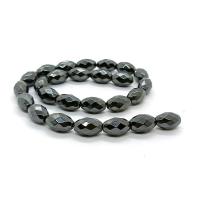 Perles hématites amagnétiques, Hématite, Seau, poli, DIY & normes différentes pour le choix & facettes, noire, Vendu par Environ 40 cm brin