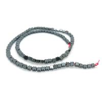 Abalorios de Hematita no Magnética, Hematite, Cruces, pulido, Bricolaje, Negro, 4mm, Vendido para aproximado 40 cm Sarta