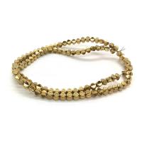 Non Magnetic Hematite Beads real gold plated DIY golden Sold Per Approx 40 cm Strand