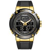 Reloj de Pulsera para Hombre, Acrílico, con Caucho, Resistente al agua de la vida & Joyería & multifuncional & movimiento japonés, más colores para la opción, 48mm,12mm, longitud aproximado 260 mm, Vendido por UD