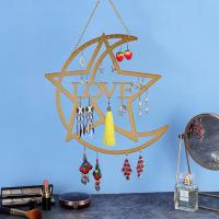 Multi Purpose Display Iron Moon and Star durable & multifunctional golden Sold By PC