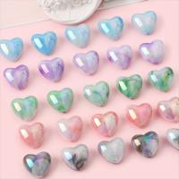 Acrylic Jewelry Beads Heart DIY Approx 2mm Sold By Bag