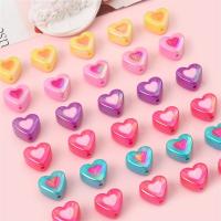 Acrylic Jewelry Beads Heart DIY Approx 2mm Sold By Bag