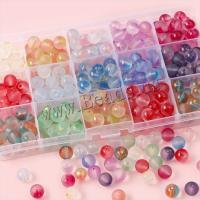 Fashion Glass Beads Round DIY 10mm Approx 1mm Sold By Bag