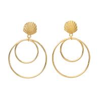 Zinc Alloy Drop Earrings plated fashion jewelry & for woman Sold By Pair