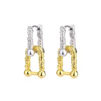 Brass Drop Earring plated fashion jewelry & for woman nickel lead & cadmium free Sold By Pair