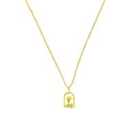 Zinc Alloy Jewelry Necklace with 5CM extender chain gold color plated fashion jewelry & for woman nickel lead & cadmium free Length Approx 40 cm Sold By PC