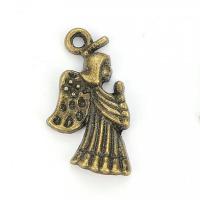 Character Zinc Alloy Pendants Angel plated DIY nickel lead & cadmium free Sold By Bag