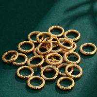 Brass Spacer perle, Mesing, pjevao pozlaćeno, možete DIY & šupalj, nikal, olovo i kadmij besplatno, 17mm, Unutarnji promjer:Približno 12mm, Prodano By PC