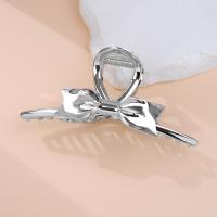 Haar Claw Clips, Zinc Alloy, silver plated, mode sieraden & voor vrouw, nikkel, lood en cadmium vrij, 115x50mm, Verkocht door PC