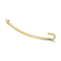 304 Edelstahl Während Hook, DIY, goldfarben, 60x2mm, verkauft von PC