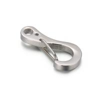 Z nerezové oceli Key zavírací, 304 Stainless Steel, DIY, Původní barva, 21x10mm, Prodáno By PC