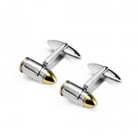 Cufflinks Constatations, Acier inoxydable 304, pour homme, couleur originale, 18x8mm, Vendu par paire