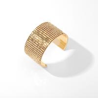 Zinklegering bangles, Zinc Alloy, gold plated, mode sieraden & voor vrouw, nikkel, lood en cadmium vrij, 70x40mm, Verkocht door PC