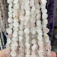 Φυσικό ροζ χαλαζία χάντρες, Rose Quartz, Nuggets, γυαλισμένο, DIY, ανοικτό ροζ, 8x10mm, Περίπου 40PCs/Strand, Sold Με Strand