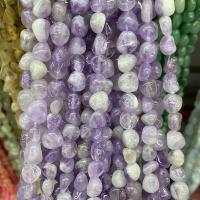 Purple Chalcedony, Nuggets, csiszolt, DIY, lila, 8x10mm, Naponta eladott Kb 40 cm Strand