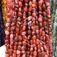 Natural Red Agate Beads Nuggets polished DIY red 5-9mm Sold Per Approx 38-40 cm Strand