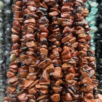 Natural Mahogany Obsidian Beads Nuggets polished DIY mixed colors Sold Per Approx 80 cm Strand