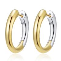 Orecchini cerchietti Hoop ottone, placcato, gioielli di moda & per la donna, 20mm, Venduto da coppia