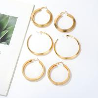 Boucles d'oreilles fer, Placage de couleur d'or, bijoux de mode & styles différents pour le choix & pour femme, protéger l'environnement, sans nickel, plomb et cadmium, Vendu par paire