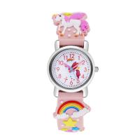 Mode Kinderuhren, Kunststoff, mit Glas & Zinklegierung, für Sport & für Kinder, keine, 57x32mm, verkauft von PC