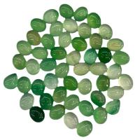 Prirodni Zeleni ahat perle, Green Agate, Oval, uglađen, možete DIY, zelen, 8x10mm, Prodano By PC