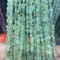 Perline gioielli gemme, prehnite, Pepite, lucido, DIY, verde, 3x5mm, Venduto per Appross. 40 cm filo