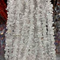 Perles de Quartz clair naturel, pepite, poli, DIY, transparent, 3x5mm, Environ 300PC/brin, Vendu par brin