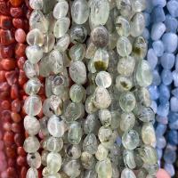 Gemstone Jewelry Beads Natural Prehnite Nuggets polished DIY green Sold Per Approx 40 cm Strand