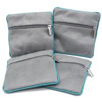 Zip Lock Bag, Velveteen, Dustproof, szürke, 100x100mm, Által értékesített PC